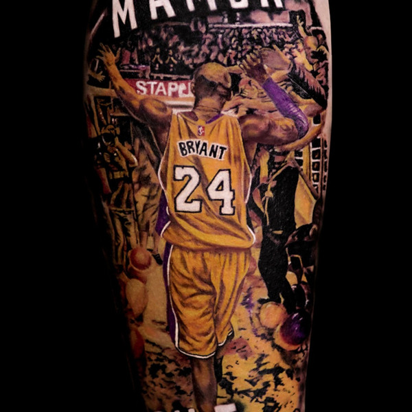 Kobe Bryant Portre Dövmesi