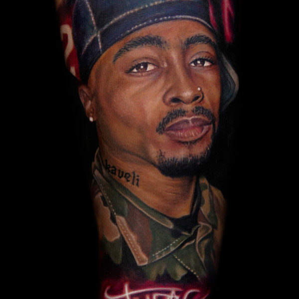 Tupac Portre Dövmesi