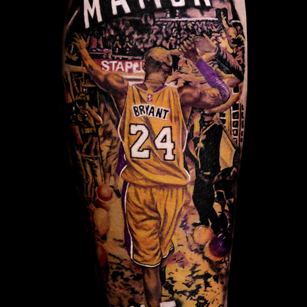 Kobe Bryant Portre Dövmesi